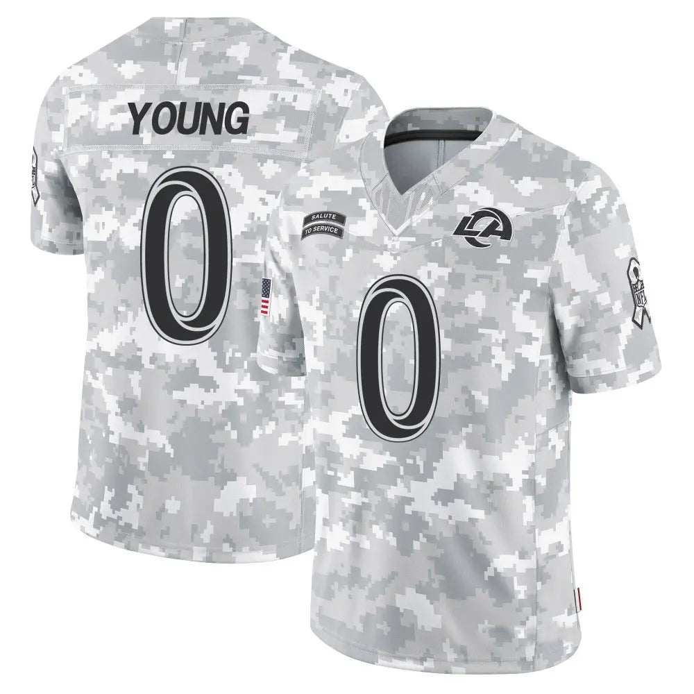 Custom #0 LAR Football Shirt Top
