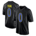 Custom #0 Black LAR Football Shirt Top