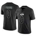 Custom #0 Black LAR Football Shirt Top