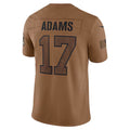 Custom #17 Brown LAR Football Shirt Top