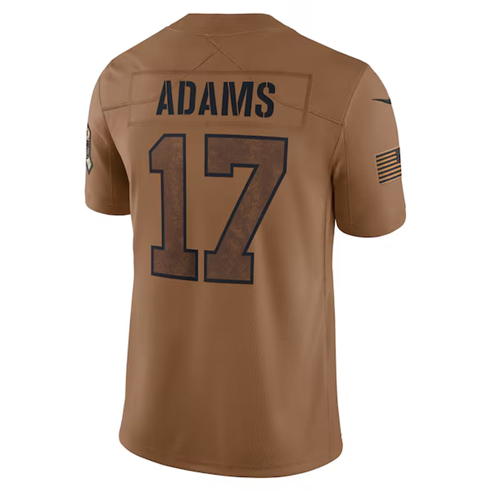 Custom #17 Brown LAR Football Shirt Top