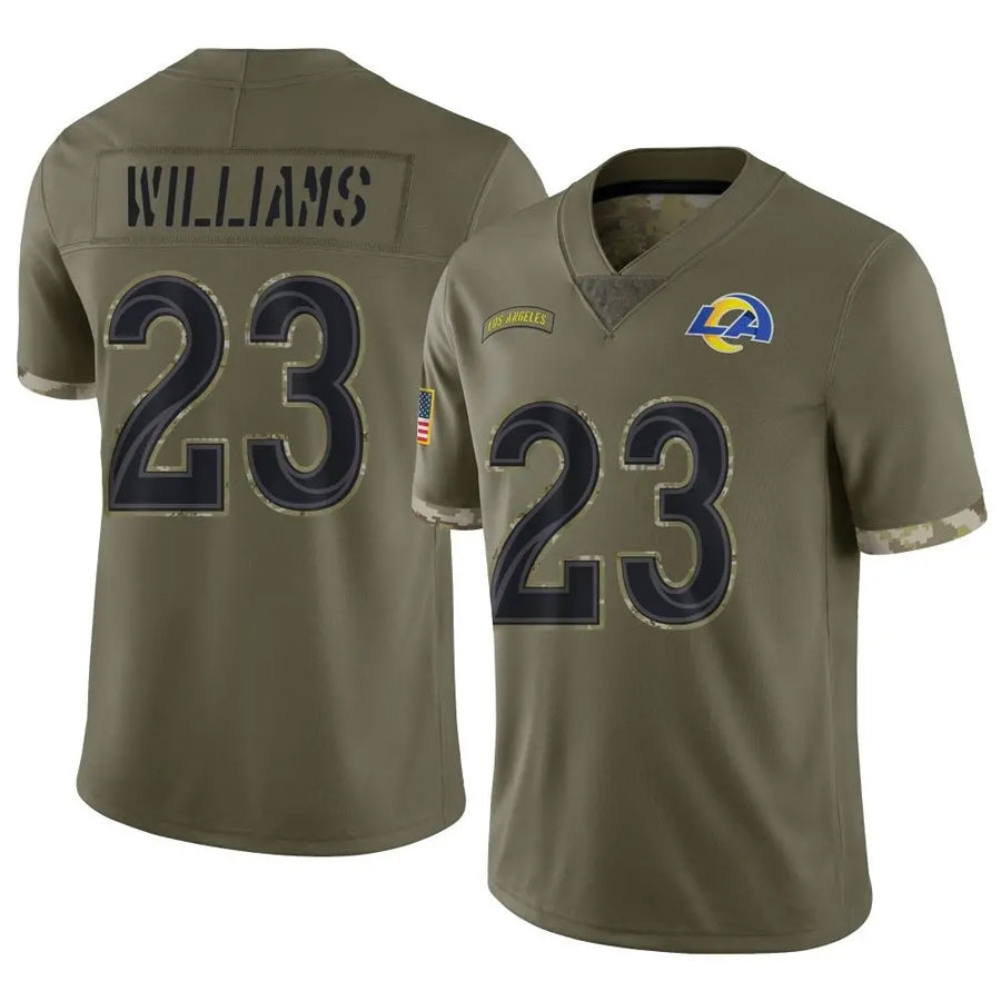 Custom #23 Olive LAR Football Shirt Top