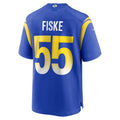 Custom #55 Royal LAR Football Shirt Top