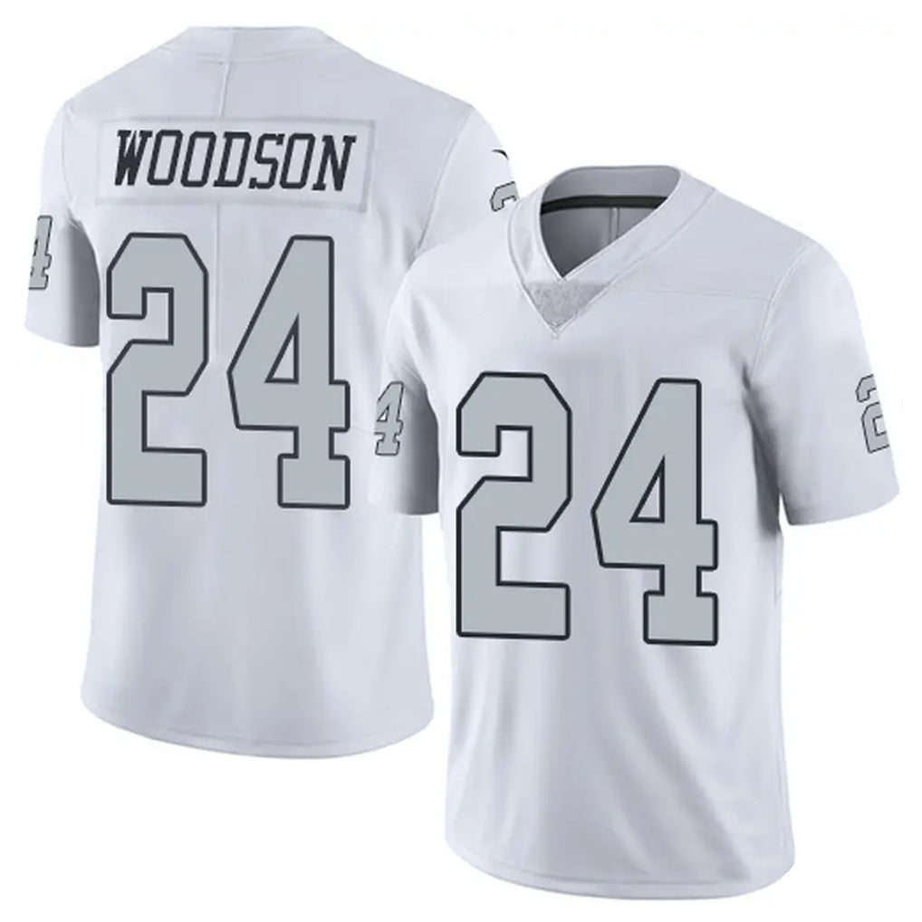 Custom #24 White LV Football Shirt Top
