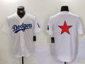 LA.Dodgers Blank White Cool Base Stitched Baseball Jerseys Player Game Jersey