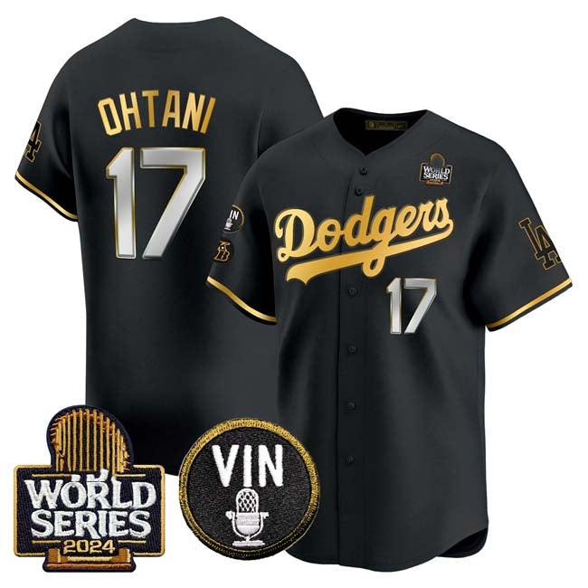 Custom #17 Black LAD Baseball Shirt Top