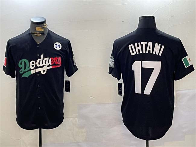 Custom #17 Black LAD Baseball Shirt Top