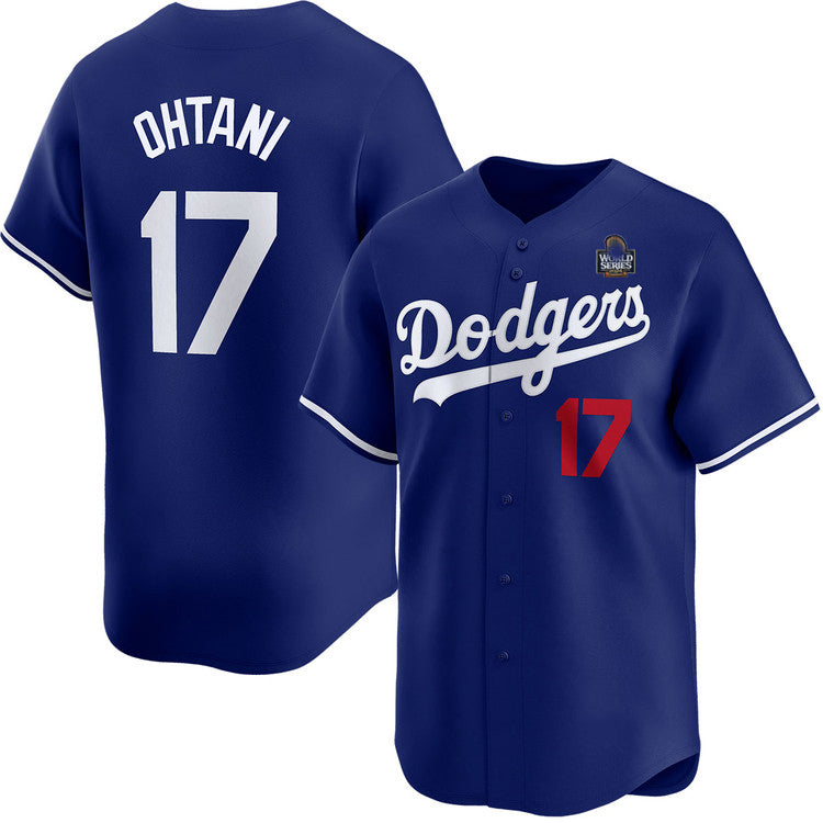 Custom #17 Royal LAD Baseball Shirt Top