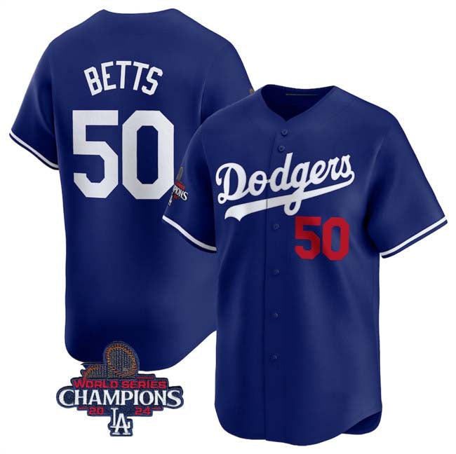 Custom #50 Royal LAD Baseball Shirt Top
