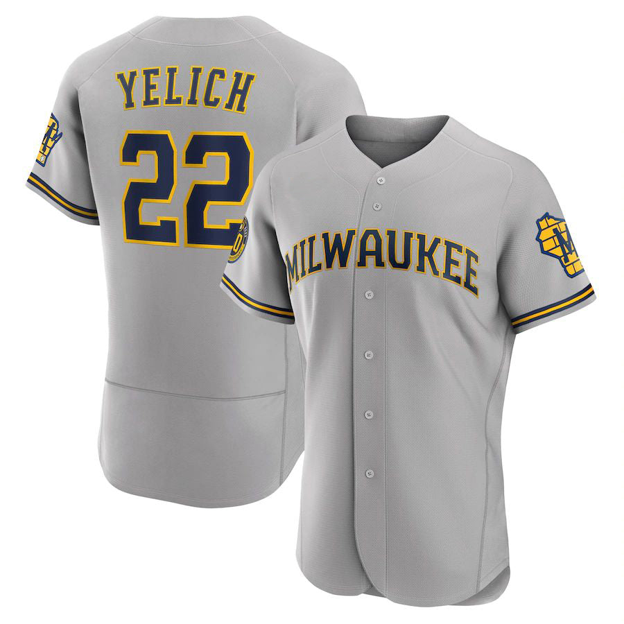 Custom #22 Gray MIL Baseball Shirt Top