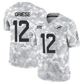 Custom #12 MIA Football Shirt Top