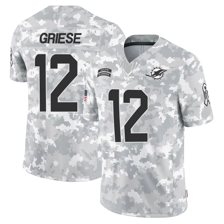 Custom #12 MIA Football Shirt Top