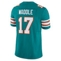 Custom #17 Aqua MIA Football Shirt Top