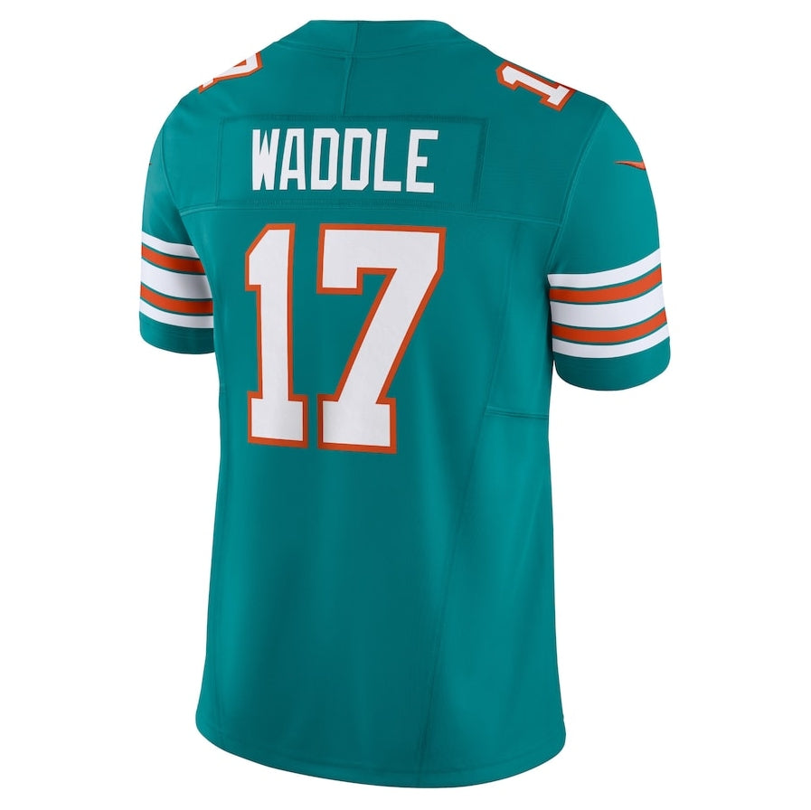 Custom #17 Aqua MIA Football Shirt Top