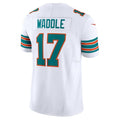 Custom #17 White MIA Football Shirt Top