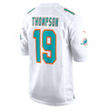 Custom #19 White MIA Football Shirt Top