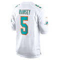 Custom #5 White MIA Football Shirt Top