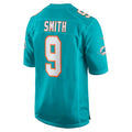 Custom #9 Aqua MIA Football Shirt Top