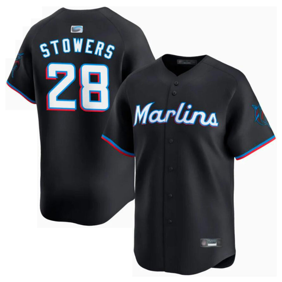 Custom #28 Black MIA Baseball Shirt Top