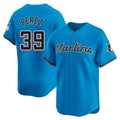 Custom #39 Blue City Connect MIA Baseball Shirt Top