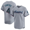 Custom #4 Gray MIA Baseball Shirt Top