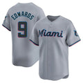 Custom #9 Gray MIA Baseball Shirt Top