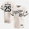 Custom #25 Cream MIN Baseball Shirt Top