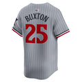 Custom #25 Gray MIN Baseball Shirt Top