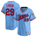 Custom #29 Light Blue Throwback MIN Baseball Shirt Top