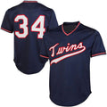 Custom #34 Navy 1985 MIN Baseball Shirt Top