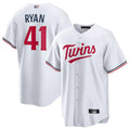 Custom #41 White MIN Baseball Shirt Top