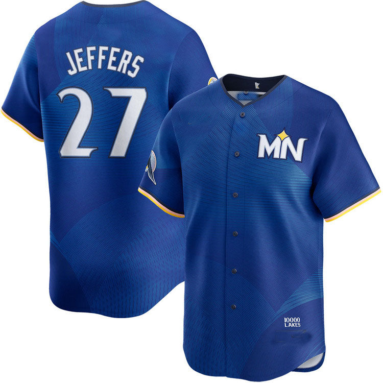 Custom #27 City Connect MIN Baseball Shirt Top
