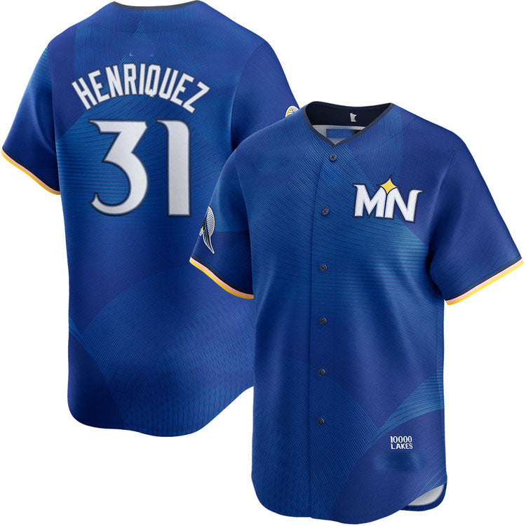 Custom #31 City Connect MIN Baseball Shirt Top