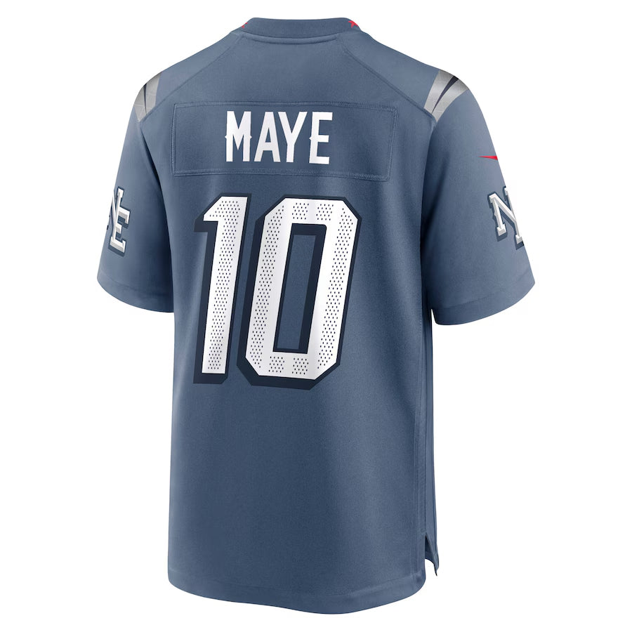 Custom #10 Blue NE Football Shirt Top