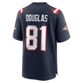 Custom #81 Navy NE Football Shirt Top