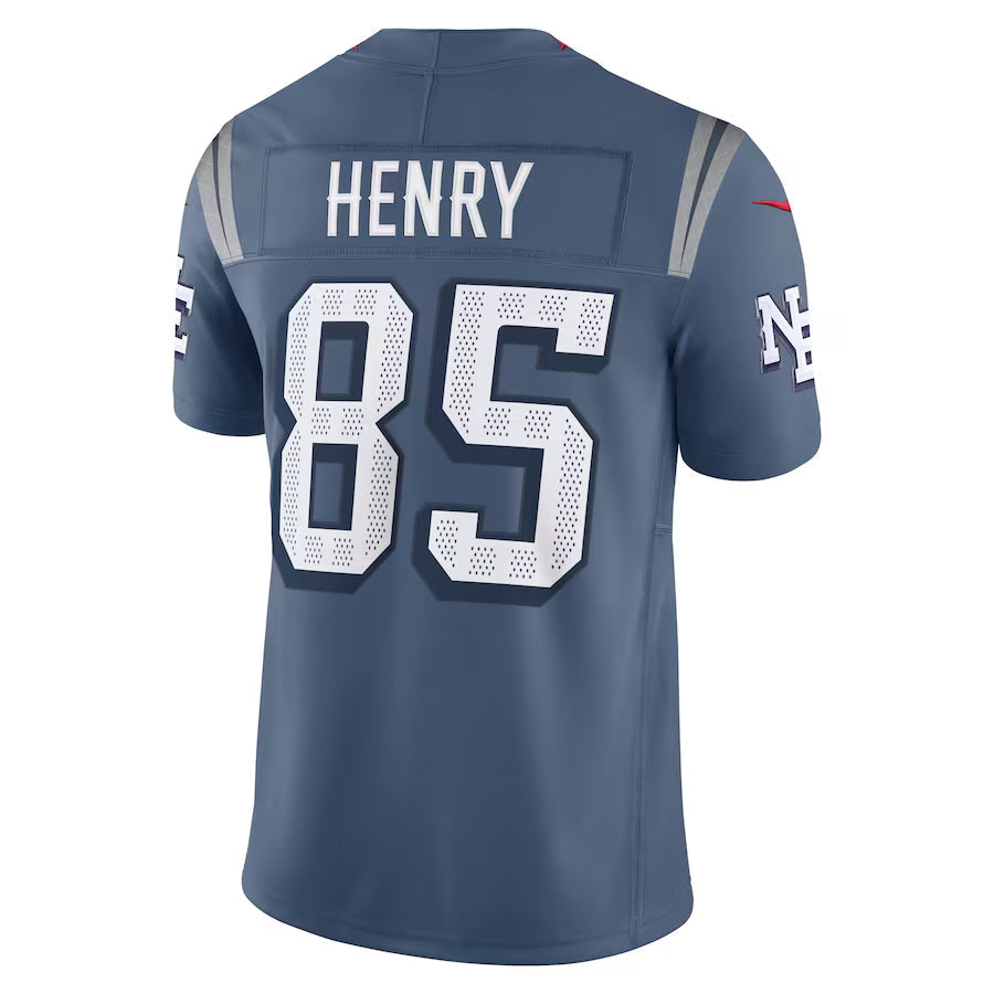 Custom #85 Blue NE Football Shirt Top