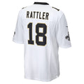 Custom #18 White NO Football Shirt Top