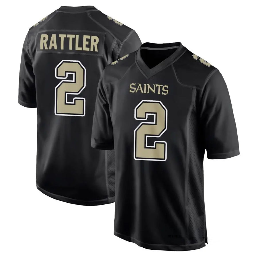 Custom #2 Carbon Black NO Football Shirt Top