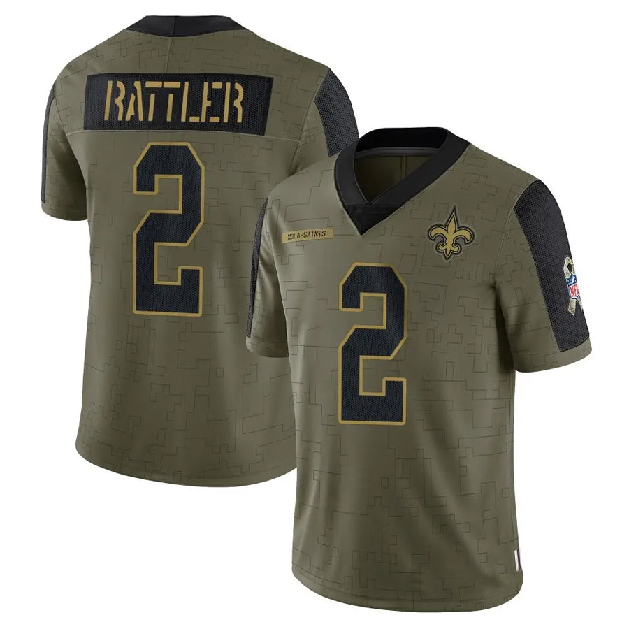 Custom #2 Olive NO Football Shirt Top
