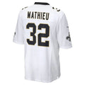 Custom #32 White NO Football Shirt Top