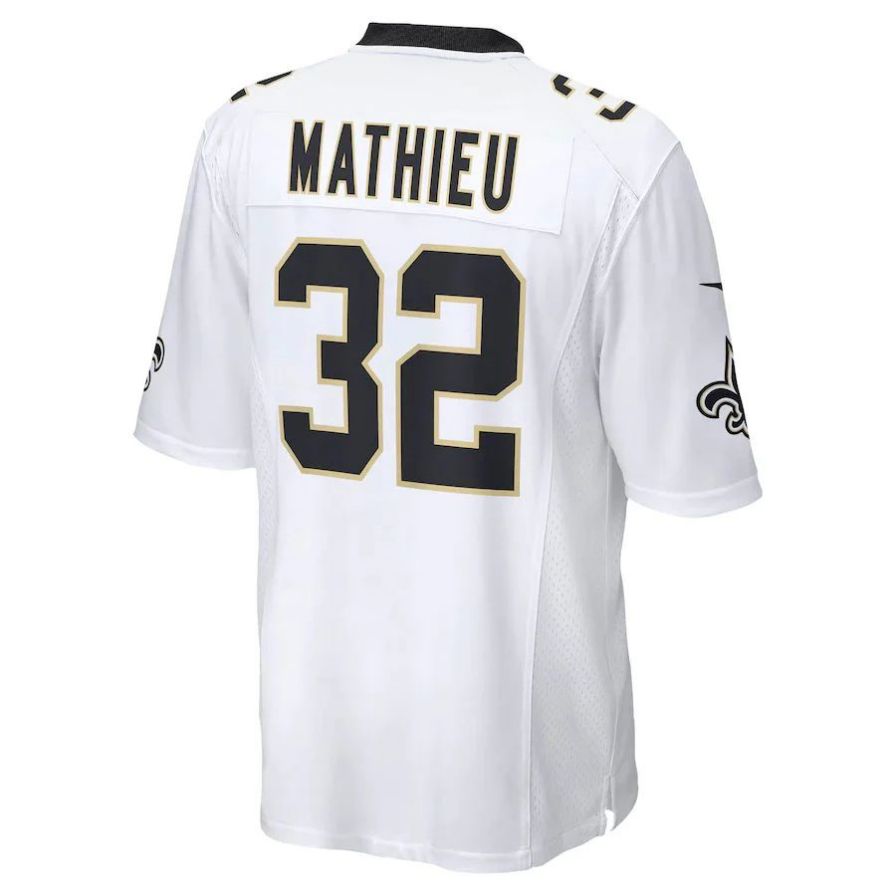Custom #32 White NO Football Shirt Top