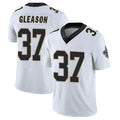 Custom #37 White NO Football Shirt Top