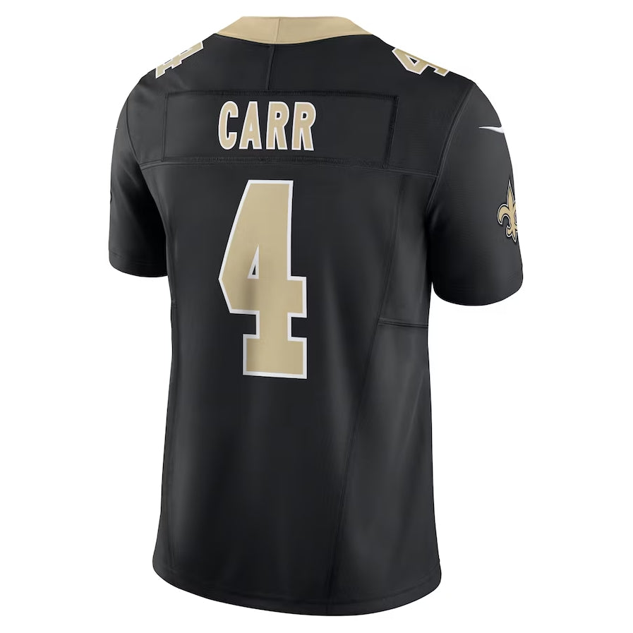 Custom #4 Black NO Football Shirt Top