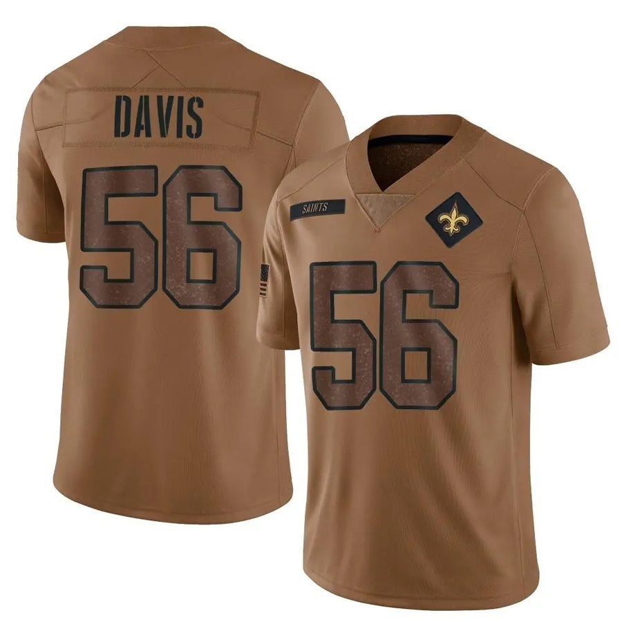 Custom #56 Brown NO Football Shirt Top