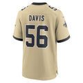 Custom #56 Gold NO Football Shirt Top