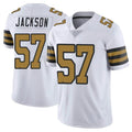 NO.Saints #57 Rickey Jackson Player White Vapor Limited Football Jerseys