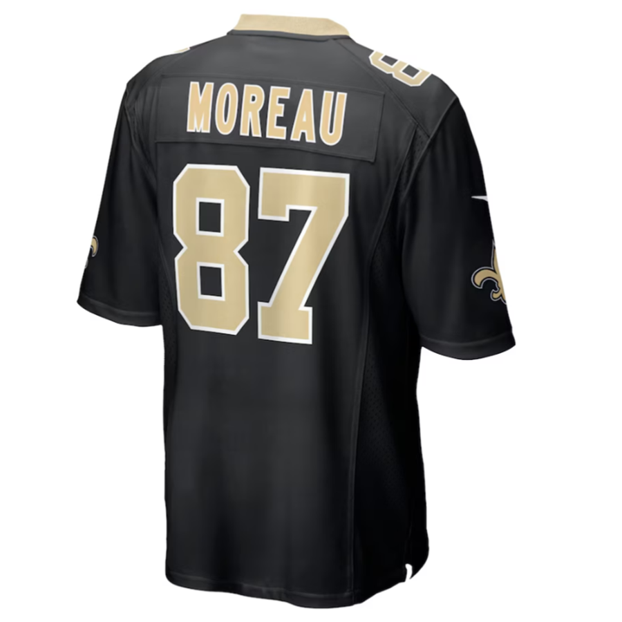Custom #87 Black NO Football Shirt Top
