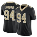 Custom #94 Black NO Football Shirt Top