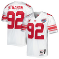 NY.Giants #92 Michael Strahan White Authentic Throwback Retired Player Jersey Stitched American Limited Edition Football Jerseys