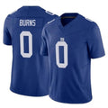 Custom #0 Blue NYG Football Shirt Top